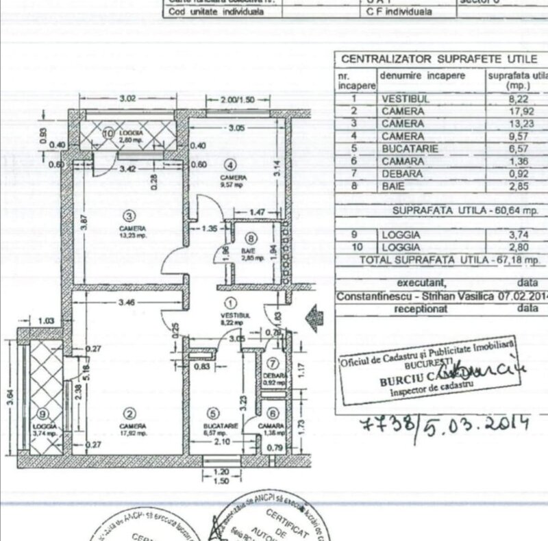 Drumul Taberei, apartament 3 camere 67 mp, parc Moghioros,